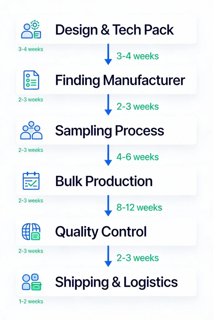 Clothing Manufacturing in China process