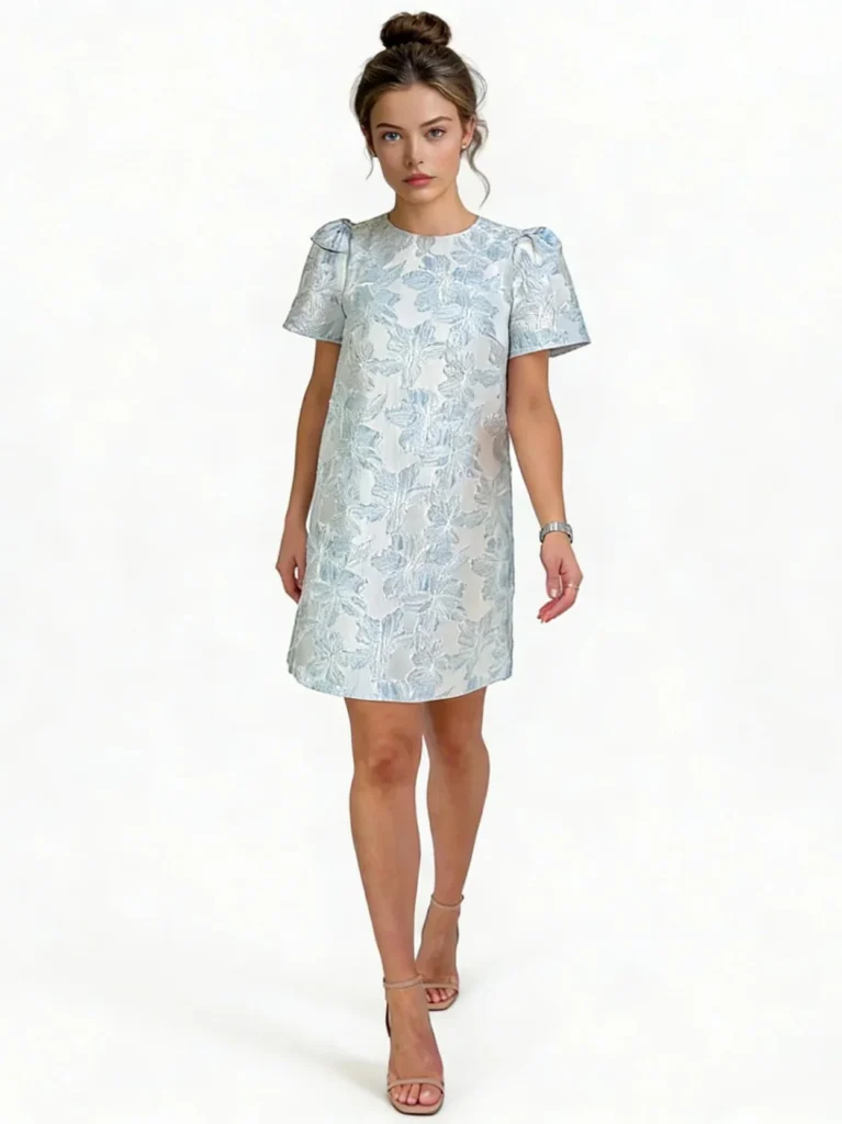 robes casual wholesale keisha-mini-shift-dress-blue-detail