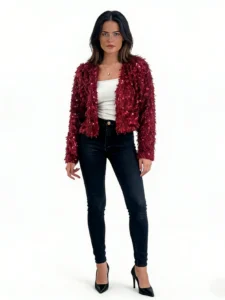 knitwear manufacturer China lynn-sequin-cropped-cardigan-wine-hero