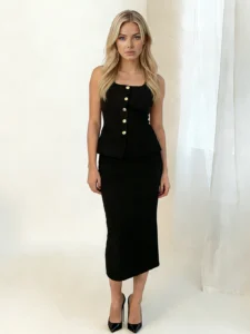 reversible tailored midi skirt vicky-reversable-tailored-midi-skirt-black-hero-2