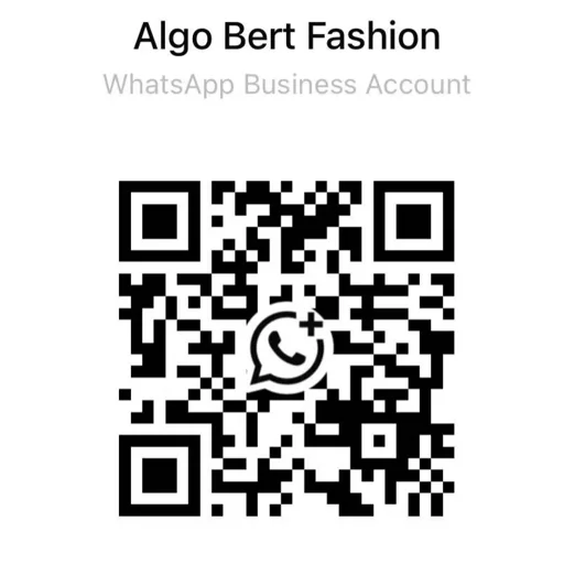 algo bert fashion whatsapp qr code
