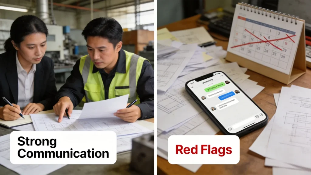 Red flags vs green flags in clothing manufacturer selection