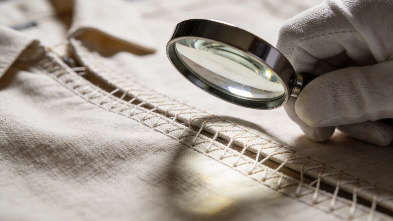 clothing manufacturer for startup - quality control inspection of garment seams