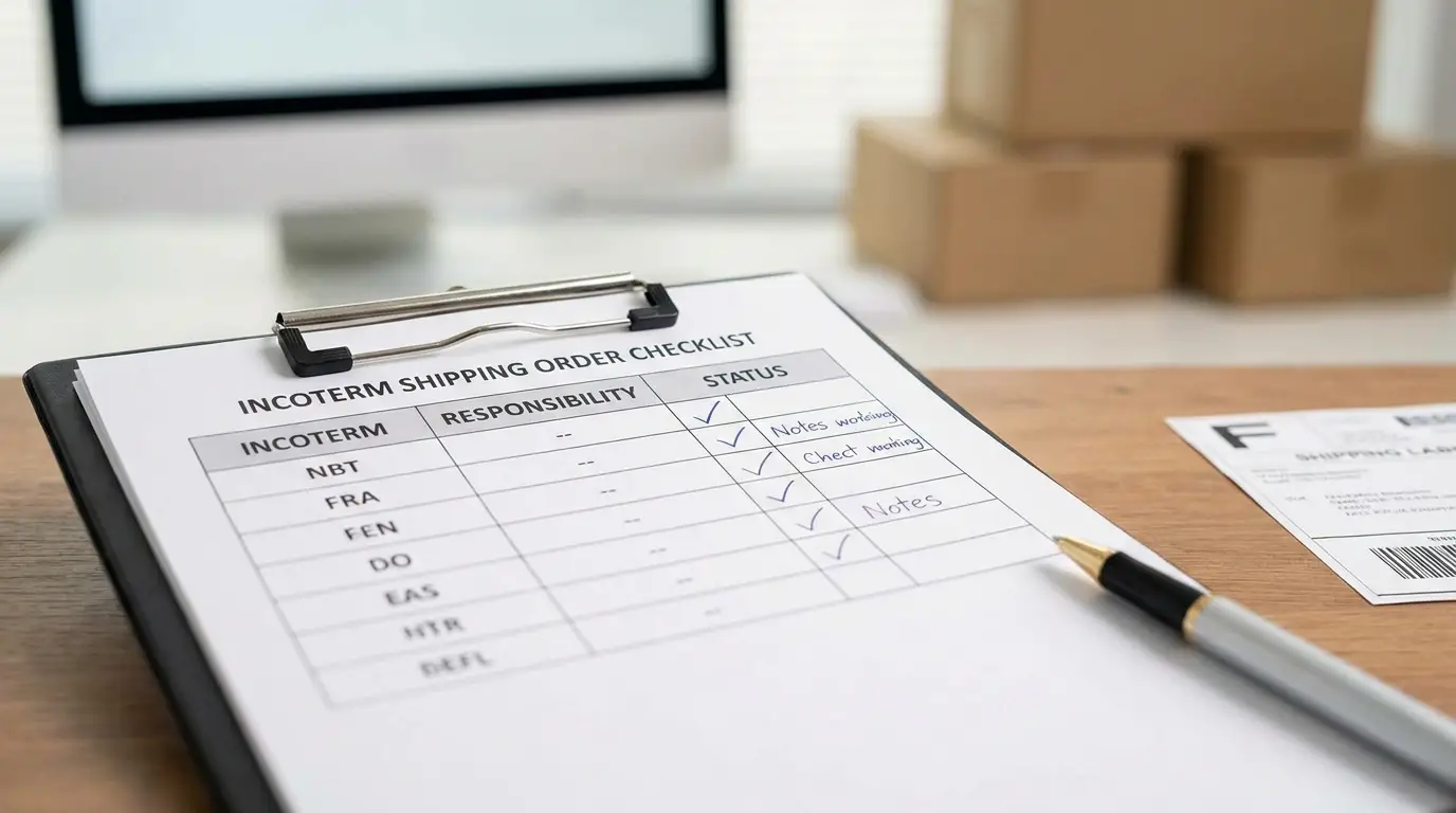 Incoterm shipping order checklist - Practical Steps for Your Next Import Order