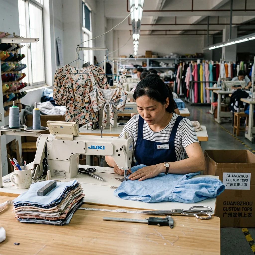 Algo Bert Fashion Custom tops production factory in Guangzhou